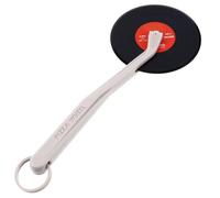 BCOATH Cortador de Pizza Rueda, Cortadora de Cocina Estilo Disco de Vinilo, Rojo, Silicona y Plástico, Dentado, para Uso Doméstico y Panadería