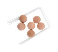 BCOATH Croquet para Familias Set de Madera con Pelotas y Aros de Hierro Juguetes al Aire para Jardín Promueve Coordinación y Diversión Grupo