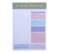 BCOATH Cuaderno de Notas Diario Verde de Papel 80 Hojas, Planificador de Trabajo Práctico y Personalizado para Oficina y Uso Doméstico