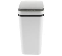 BCOATH Cubo sin Infrarrojo Sensor de 12l Basura Automático Plástico Blanco Contacto, Adecuado para Cocina y Baño Hogar