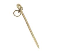 BCOATH Estaca de Tierra Galvanizada Resistente para Perro y Dosel Anclaje Fuerte para Suelo Duro para Jardín Huerto y Exterior Estacas para Lona y Trampolín