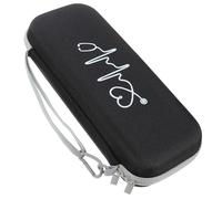 BCOATH Estuche Portátil Rígido para Estetoscopio Compartimentos, Negro, Maletín Multifuncional para Almacenamiento Médico y Uso en Emergencias, Protección Resistente y Ligero