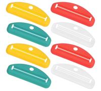 BCOATH Exprimidor Manual de Pasta de Dientes Paquete de 8 Piezas de Plástico Fácil de Usar Amplia Aplicación para Baño y Viajes