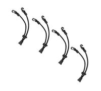 BCOATH Extensores de Correa para 4 Unidades Negro, Protectores de Oídos Ajustables, Cuerda Práctica, Alivio de Presión, Uso Diario en Salud y Hogar, Unisex