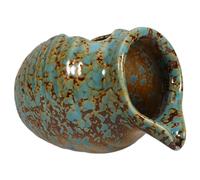 BCOATH Fuente Decorativa de Cerámica para Jardín y Terraza 4.88 Pulgadas Jarra Tipo Fuente y Sistema de Filtración de Agua para Peceras Pequeñas y Espacios Interiores