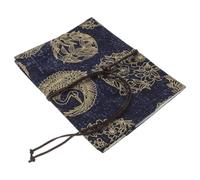 BCOATH Funda de Libro de Tela Ajustable A5 Patrón Vintage, Cubierta Reutilizable Resistente al Desgaste para Estudiantes, Protector Decorativo para Libros y Cuadernos Escolares