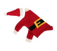 BCOATH Funda para Botella De Vino Suéter Navideño Gorro Mini para Botella De Vino Decoración para Fiestas Navideñas