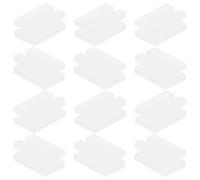 BCOATH Funda Protectora Blanco de Plástico Diseño Protector y Fácil Instalación 12 Piezas para Ganchos de Radiador para Calefacción en Invierno y Oficina