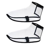 BCOATH Fundas para Zapatos de Peluquería en PVC, Protección Antideslizante para Evitar Pelo Roto en Zapatos, Fáciles de Usar, Ideales para Estilistas y Cocineros