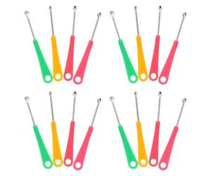 BCOATH Herramientas para Limpiar la Cera del Oído de Acero Inoxidable y Abs, 200 Piezas Anti-rust, Diseño Exquisito para Limpieza Segura y Eficaz del Oído Color Aleatorio