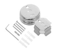 BCOATH Juego de 15 Piezas de Herrajes para Toallero de Acero Inoxidable Bases y Tornillos para Montaje en Baños y Habitaciones de Invitados