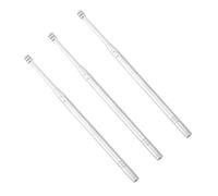 BCOATH Juego de 3 Pinzas Espirales para Limpieza de Oídos de Acero Inoxidable Palillos Metálicos para Eliminar Cera Herramienta Portátil Unisex para Adultos y Limpieza Segura y