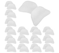 BCOATH Juego de 50 Pares de Hormas para Zapatos Blancos de Algodón Espumoso para Mujeres, Protección Integral y Prevención de Deformaciones para Zapatillas Delicadas y Zapatos de Cuero