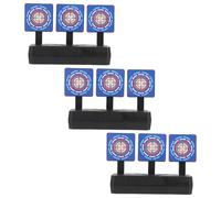 BCOATH Juguete Deportivo de Práctica Tiro Reinicio Automático, Set de 3 Piezas para Entrenamiento Profesional, Objetivo Reactivo y Resistente para Juegos y Competición