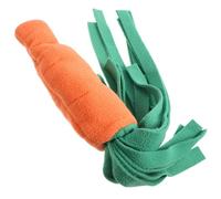 BCOATH Juguete Resistente Mordeduras para Perros, Zanahoria de Tela Oxford, Interactivo para Masticar y Limpiar Dientes, Diseño Animado para Cachorros y Perros Medianos, Juguete