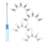 BCOATH Kit de Herramientas para Reparación de Neumáticos con 20 Clavos de Goma en Forma de Hongo, Diseño Versátil y Alta Eficiencia para Motos y Vehículos Eléctricos