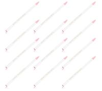BCOATH Lápices de Cera para Coser 12 Unidades Blancos Marcadores de Tela Que Desaparecen Calor Bolígrafos de Grasa Multifunción Portátiles para Costura y Dibujo Profesional