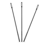 BCOATH Limpiador de Flauta y Saxofón Mango Ergonómico, Plástico Negro, Paquete de 3 Piezas para Cuidado Antes de Ensayos y Presentaciones