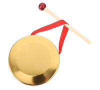 BCOATH Mini Gong Chino de Cobre de Instrumento Musical Creativo con Sonido Resonante para Festivales y Fiestas para Desarrollar el Sentido Rítmico Infantil