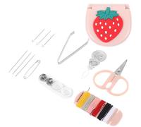 BCOATH Mini Kit de Costura Portátil Caja de Almacenamiento de Plástico y Goma Suave para Hilos de Coser, Adecuado para Quilting y Costura en Viaje