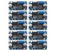 BCOATH Módulo de Potencia 3a Ajustable 10 Piezas Reductor Convertidor Buck No Aislado DC-DC Placa PCB Azul Regulación de Voltaje, para Cámara y Proyecto Experimental