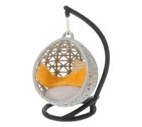 BCOATH Muebles En Miniatura Pequeño Columpio De Casa De Muñecas Silla Colgante En Miniatura Mini Columpio Colgante Juguete para Casa De Muñecas Mini