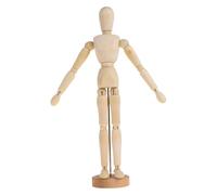 BCOATH Muñeco Articulado y Modelo de Boceto para Decoración Artesanal de Madera Beige Articulaciones Móviles Adecuado para Manualidades y Obras de Arte
