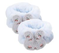 BCOATH Muñequera para Lavado Facial Absorbente de Sudor y Agua de Coral Fleece Cómoda para Yoga y Ejercicio en Mujeres y Niñas
