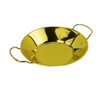 BCOATH Olla Seca de Acero Inoxidable Dorado Resistente Corrosión y Fácil de Almacenar para Cocinar Mariscos y Despojos Cocina