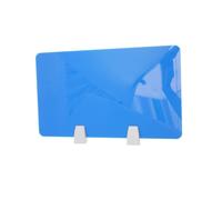 BCOATH Panel Divisor de Escritorio Acrílico Azul con Clips Separador de Oficina para Privacidad y Reducción de Ruido Fácil Instalación y Diseño Práctico