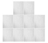 BCOATH Papel de transferencia de carbono para madera, 10 hojas, blanco, papel para manualidades y proyectos artísticos, transferencia clara y resistente a la decoloración