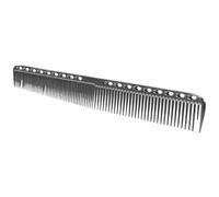BCOATH Peine de Acero Inoxidable Dientes Anchos y Finos para Peluquería Profesional Diseño Negro, Rápido Secado para Corte y Tinte de Cabello en Salón