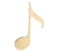 BCOATH Pin de Nota Musical Elegante para Músicos para Chaquetas Bolsos y Sombreros Insignia Símbolo Musical Decorativo