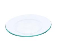 BCOATH Plato Calentador de Cera Transparente de 8 Cm, Repuesto para Quemador de Aromaterapia, Soporte para Aceites Esenciales, Accesorio para Velas y Fragancias en SPA y Hogar