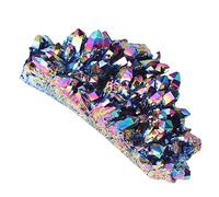 BCOATH Racimo De Cristal Natural De 100g Para Decoración De Escritorio Adorno De Cuarzo Arcoíris Adecuado Para Jardinería y Peceras Aleatorio Decoraciones Moradas Para Oficina y Hogar