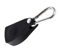 BCOATH Regulador de Polea para Tienda de Campaña de Aluminio Negro Gancho Ajustable y Función de Bloqueo para Uso en Exteriores y Camping