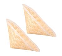 BCOATH Sombrero Cónico De Bambú Para Niño Grande 30x20 Cm Protección Solar Material Ligero Niños Para Pesca y Actividades Al Aire Libre Pack 2 Unidades