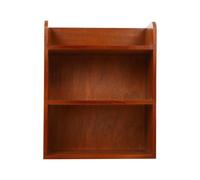 BCOATH Soporte de Almacenamiento de Escritorio de Madera Maciza Multicapas, Estante Mini de 3 Niveles para Organización Creativa del Hogar, Contenedor Decorativo para Oficina y Orden