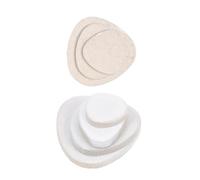 BCOATH Surtido de Piedras de Cerámica Beige para Bricolaje, Azulejos de Forma Irregular Fáciles de Usar y Limpiar, Ideales Fabricación Creativa de Mosaicos