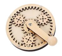 BCOATH Tablero de Actividades Educativo para Juguete DIY de Madera Natural Desarrollo Motriz y Cognitivo Accesorio Manual para Aprendizaje Sensorial Segura y Didáctica