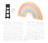 BCOATH Tablón de Mensajes de Fieltro, Tablero de Letras de Fieltro Marco de Madera, Letras Incluidas, Soporte, Ligero, para Compartir Mensajes y Enseñanza