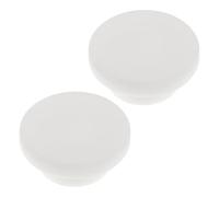 BCOATH Tapón Piezas para Drenaje de Goma Horizontal Congelador de 2 | Color Blanco, Ajuste para Arcón y Enfriador, Sellado Hermético E, Flexible a Baja Temperatura