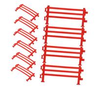 BCOATH Valla De Juguete De Granja 100 Piezas para Niños, Modelo De Plástico Miniatura, Cerca Decorativa para Casas De Muñecas y Jardín De Hadas, Accesorio Educativo para Juego Infantil