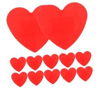 BCOATH Vendajes Adhesivos Impermeables y Flexibles Diseño Plástico Rojo 25 en Forma de Corazón para Heridas Pequeñas, Ideales para Camping y Actividades al Aire Libre
