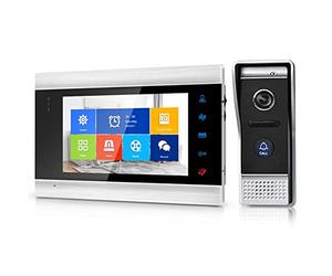 BCOM Video Door Phone Doorbell WiFi AHD Intercom System 7 Inch 4-Wire with 720P Camera Support Mobile Tuya Smart APP Remot.