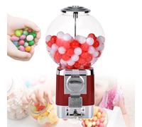 bcomedrag Máquina Expendedora De Juguetes con Cápsulas, Dispensador De Chicles De Escritorio, para Juguetes, Caramelos, Bolas En Cápsulas De 3,2-3,5 Cm, para Supermercados,Red