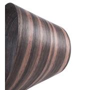 BCOMFY 1 Rollo de Chapa de Madera de ébano Natural, Madera Fina, sólida, Hecha a Mano, Bricolaje, Altavoz, Suelo de Guitarra, Muebles, Piel, 220 * 20cm