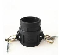 BCOMFY 1 Unidad DN15 a DN50 PP Acoplamiento Camlock Adaptador de Montaje de plástico MPT FPT Barb desconexión rápida 1/2 3/4 a 2 Pulgadas(D,2")