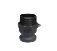 BCOMFY 1 Unidad DN15 a DN50 PP Acoplamiento Camlock Adaptador de Montaje de plástico MPT FPT Barb desconexión rápida 1/2 3/4 a 2 Pulgadas(F,1")