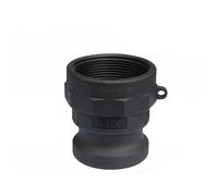 BCOMFY 1 Unidad DN15 a DN50 PP Acoplamiento Camlock Adaptador de Montaje de plástico MPT FPT Barb desconexión rápida 1/2 3/4 a 2 Pulgadas(A,1-1/4")